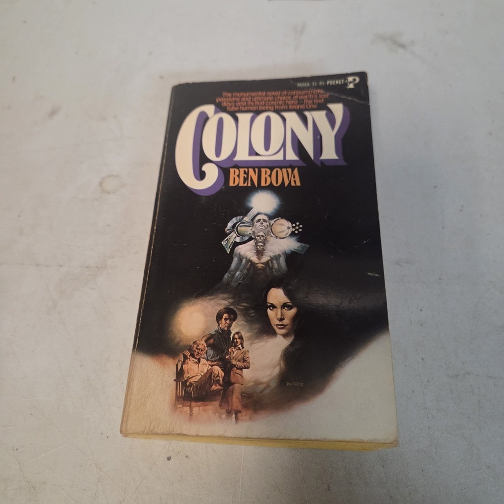 Colony by Ben Bova Paperback 1978 1st Pocket Books Printing 81916 Sci-Fi